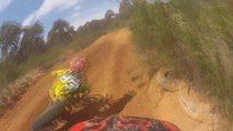 Rider Gets Smashed Into! BRUTAL Dirt Bike Accident! 3 Riders Get Knocked Down!
