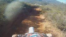 Kernan Cycle Dirt Bike Trail CRASH -  GOPRO HD