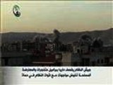 قصف داريا بالبراميل ومواجهات مع النظام بحماة
