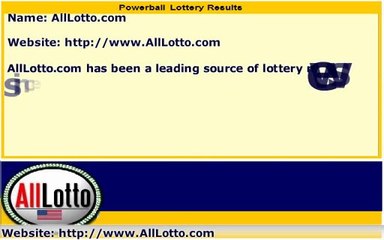 Powerball Lottery Drawing Results for February 5, 2014