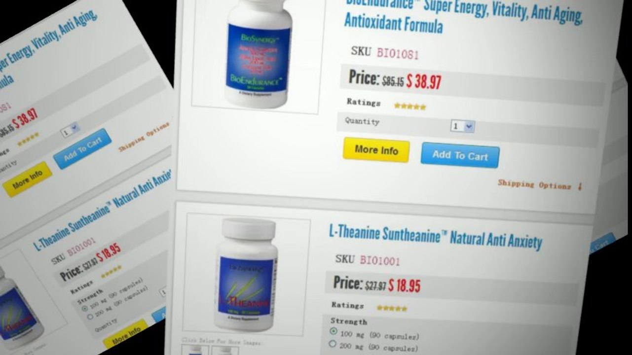 Feeling Tired? Maybe You Need Some SAMe or Serontonin Boosters Like 5-HTP! Check Out The Biosynergy Website!