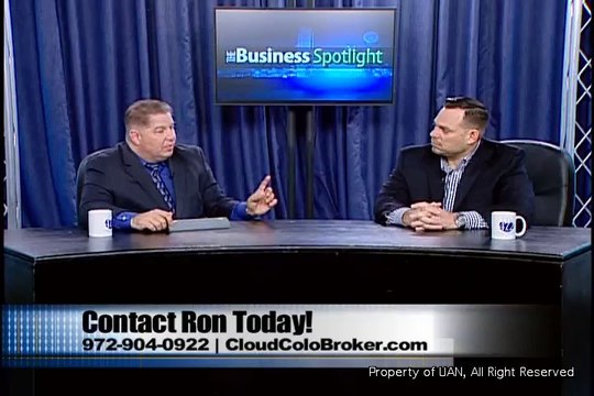 Ron Hamlett a Cloud Colo Broker on BizSpotlightv