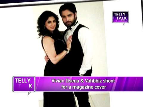 Madhubala Ek Ishq Ek Junoon : RK aka Vivian Dsena and Vahbbiz shoot for a magazine cover