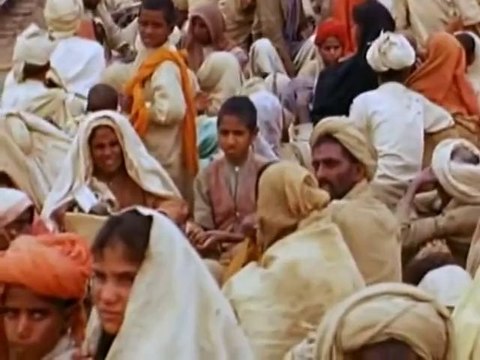 1947 Indian Independence rare color video clip