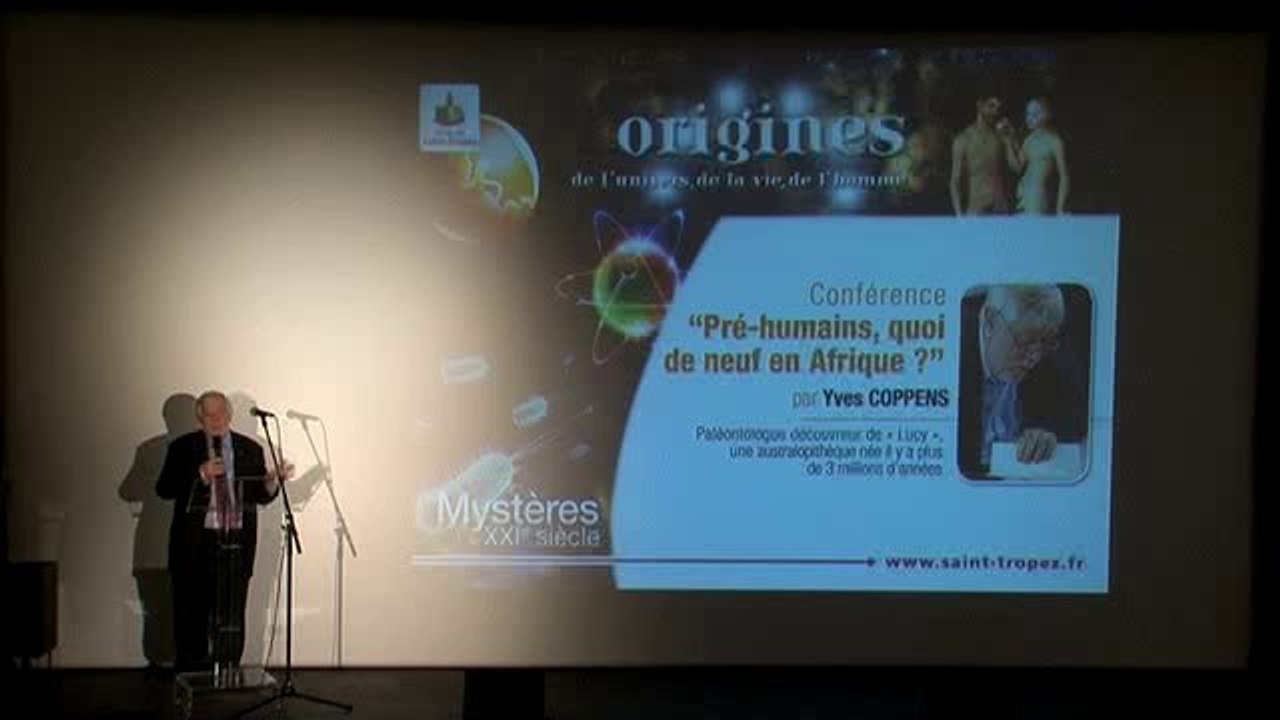 Conférence d'Yves Coppens aux Mystères du XXIe siècle