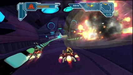 Ratchet & Clank 2 - Planète Joba, Jeux MégaCorp : Gagne la course d'Aéromotos MégaCorp