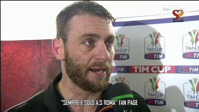 INTERVISTA DANIELE DE ROSSI | POST ROMA-NAPOLI 3-2 | COPPA ITALIA