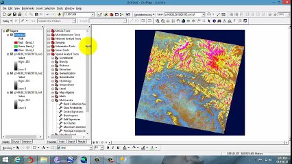 Mosaic Raster Data and Image Enhancement in ArcGIS