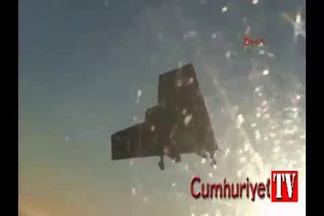 Sır gibi saklanan insansız uçağın ilk görüntüleri!