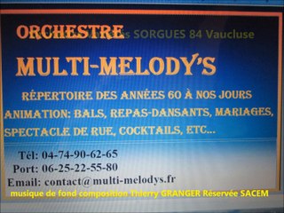 Orchestre de Variétés SORGUES 84 VAUCLUSE