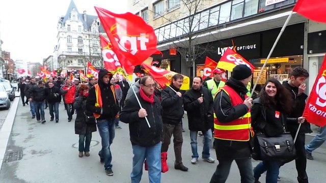 Valenciennes Manif CGT
