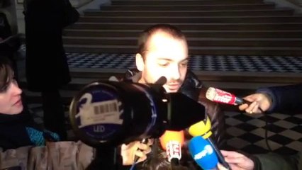 A l'issue de l'audience, le neveu de Vincent Lambert réagit