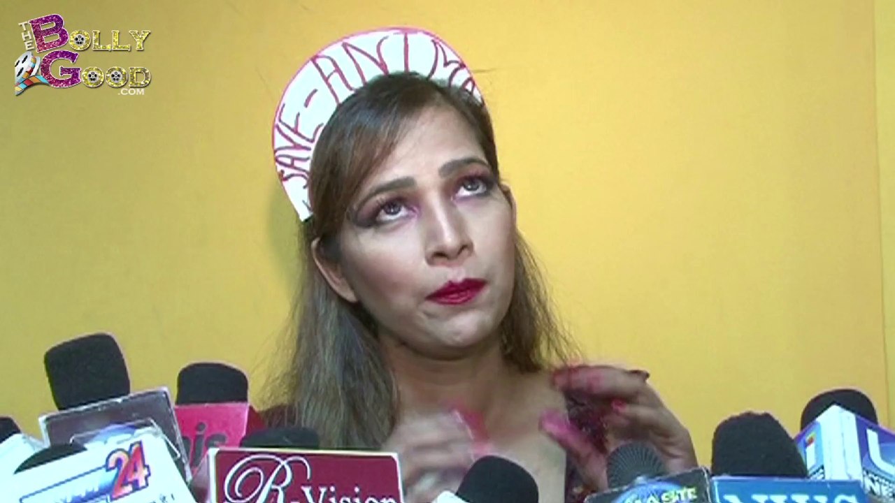 Tanisha Singh's Hot Photo Shoot Wearing Real Goat Meat Dress Like Lady Gaga