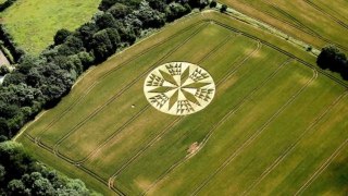 Crop Circle at Corley nr Coventry, Warwickshire 11th July 2012 HD