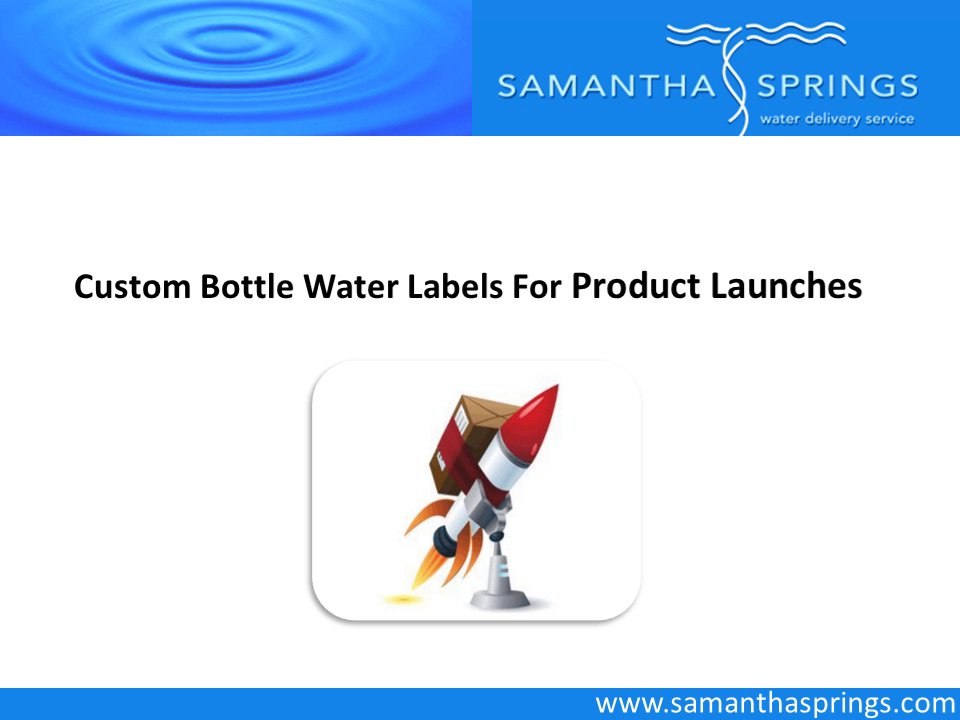 Custom Bottle Water Labels: Samantha Springs