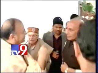 KCR lobbies for Telangana Bill with President Pranab and Rajnath Singh