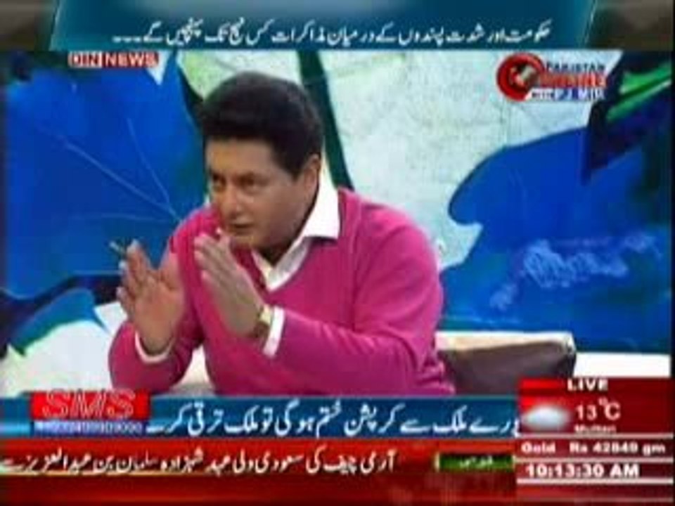 Pakistan Online with PJ Mir (Hukumat Ki Masla Kashmir Per Bharat Ko Muzakrat Ki Dawat) 6th February 2014 Part-2
