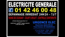 ELECTRICIEN PARIS 7eme - 0142460048 - TARIFS ANNONCES = RESPECTES - SATISFACTION GARANTIE A 100%