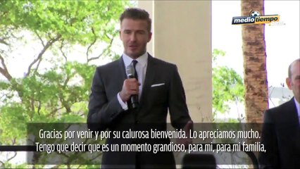David Beckham instalará un equipo de la MLS en Miami