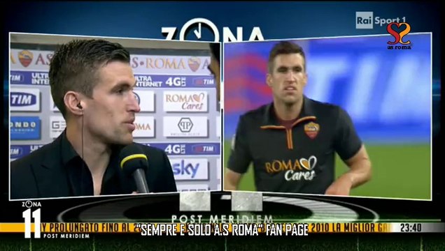 INTERVISTA KEVIN STROOTMAN | POST ROMA-NAPOLI 3-2 | COPPA ITALIA