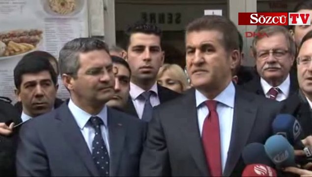 Sarıgül Taksim'de basın toplantısı düzenledi