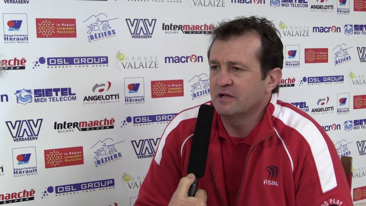 Christophe Hamacek - point presse 19e journée proD2 ASBH - Dax
