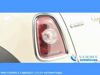 Download Video: VODIFF : MINI OCCASION ALSACE : MINI COOPER S CABRIOLET 175 CV AUTOMATIQUE