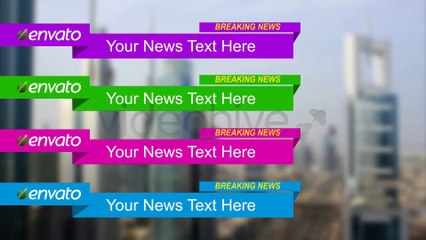 Lower Thirds - After Effects Template