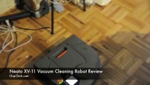 Neato  XV-11 Vacuum Cleaning Robot in Action