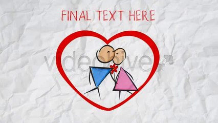 Stickman Love Story - After Effects Template