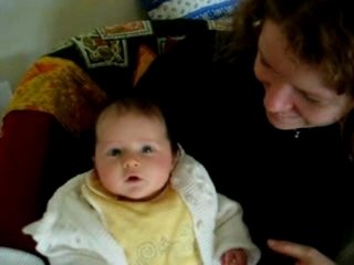 Clementine avec sa "tata audrey"