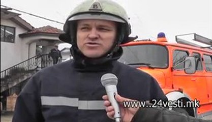 KOCANI POZAR VO TEKSTILNA FABRIKA   06 02 2014