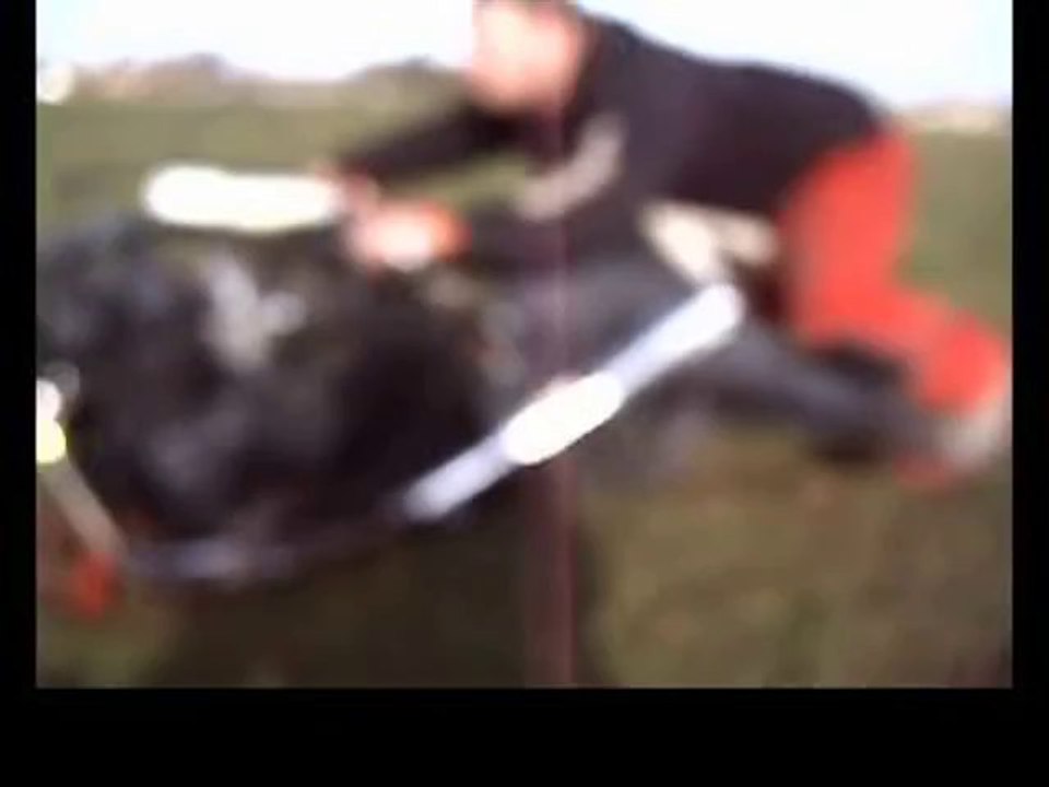 Ollis erste Trainingsstunde auf der K1