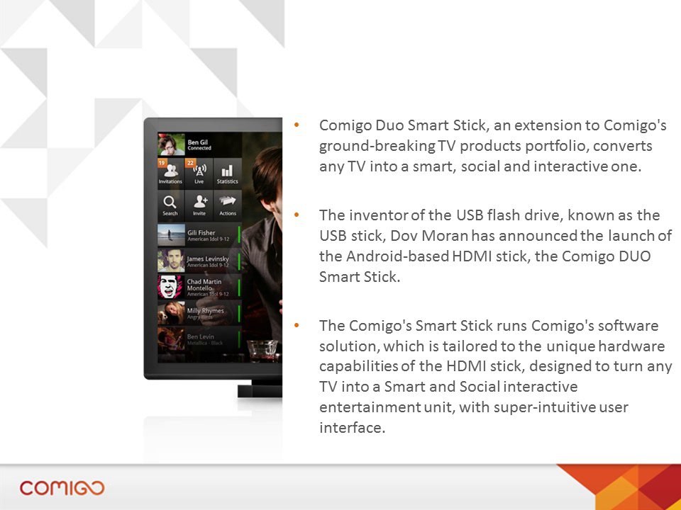 Comigo launches its Duo smart stick at CES