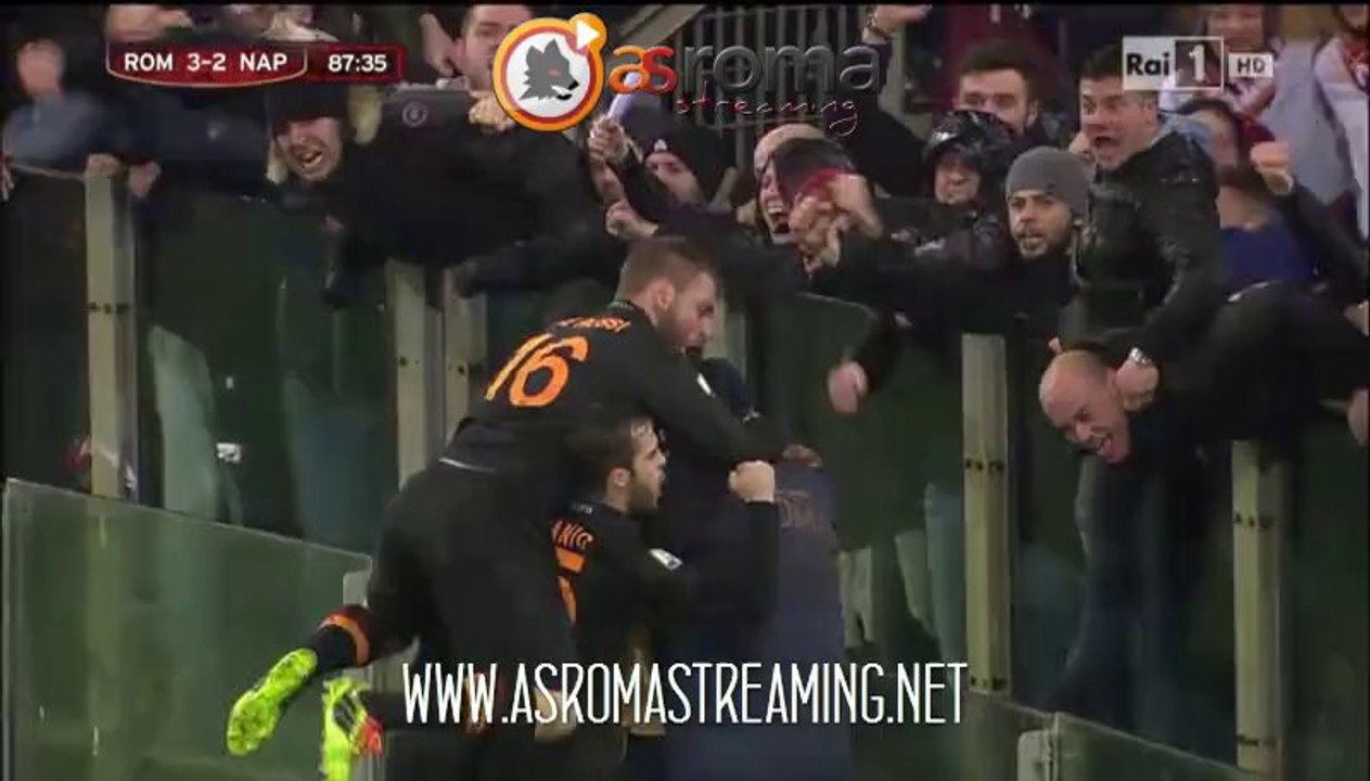 ROMA 3-2 NAPOLI - TUTTI I GOL - 06/02/2014