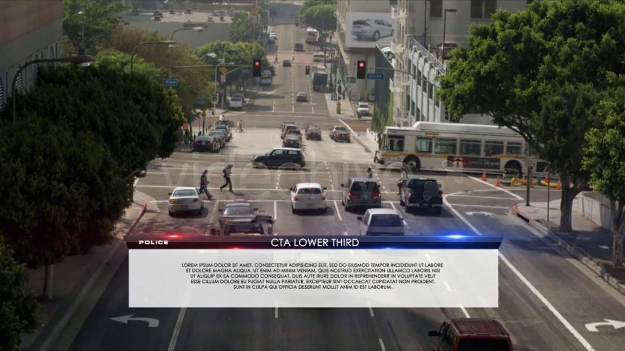 Police Lower Third - After Effects Template
