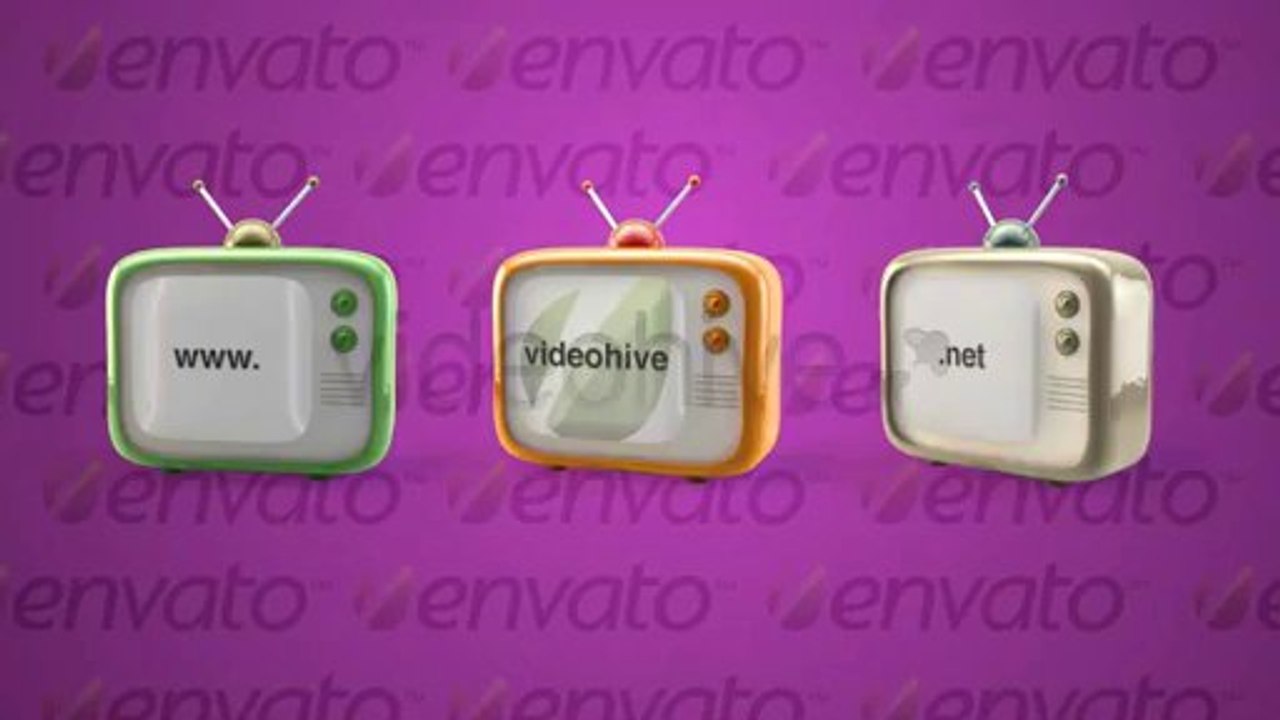 Retro TV Logo Reveal - After Effects Template