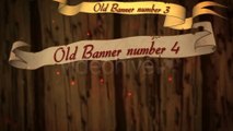 Old Banners and Papers - After Effects Template
