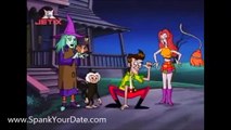 Ace Ventura Pet Detective young witch spanked (animated)