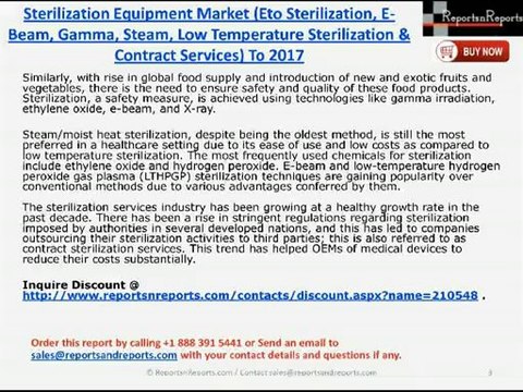 Sterilization Equipment Market to 2017