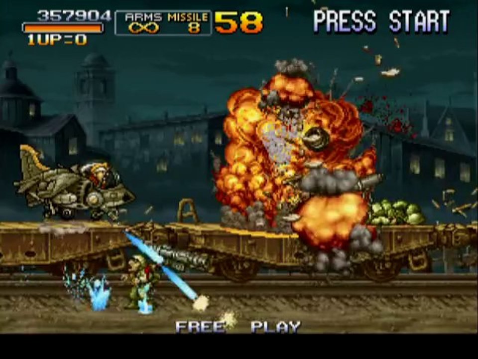 Metal Slug Anthology Metal Slug 2 Arcade Full Run (PS2) CoinFeeding
