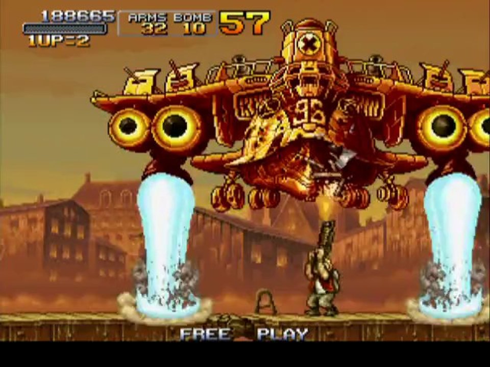 Metal Slug Anthology Metal Slug XX Arcade Full Run (PS2) CoinFeeding