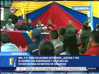 Rodríguez Torres: Trabajaremos para lanzar de inmediato el patrullaje inteligente en Barinas