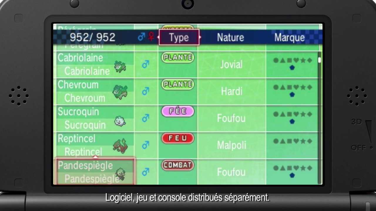 Pokémon Y - Banque Pokémon