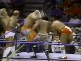 Arn Anderson, Bobby Eaton, Larry Zbyszko & Rick Rude vs. Sting, Barry Windham, Dustin Rhodes & Ricky Steamboat (WCWSN 22.2.92)