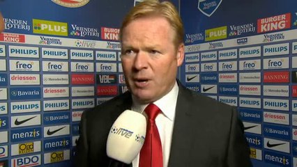 23-09-2012 Ronald Koeman na PSV - Feyenoord