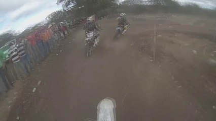 MX CRASH Collision Ipala AMI 2013 - Rider Spins Out And Smashes Into Other Rider