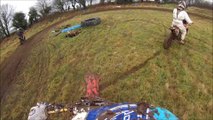 GoPro 3  Bashing Bars At Warden Hill Grizzly Motocross Enduro Track