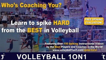 Hard Volleyball Spike - KO