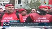 Miles de trabajadores españoles de Coca Cola marchan contra ERE